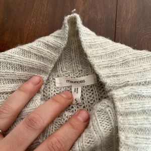 Light gray Maurices chunky knit sweater
